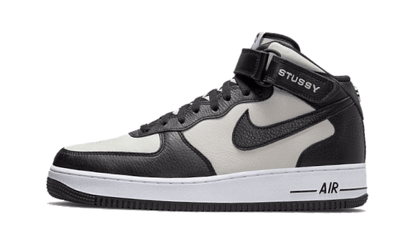 Pandabuy Air Force 1 Mid Stussy Grey Black