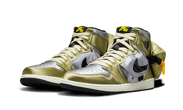 Pandabuy Air Jordan 1 High Og Stash Metallic Gold