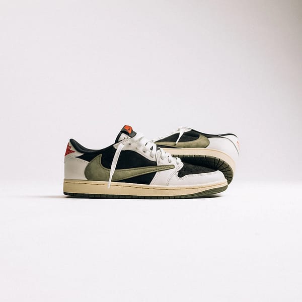 Hoobuy Air Jordan 1 Retro Low And Sp Travis Scott Olive