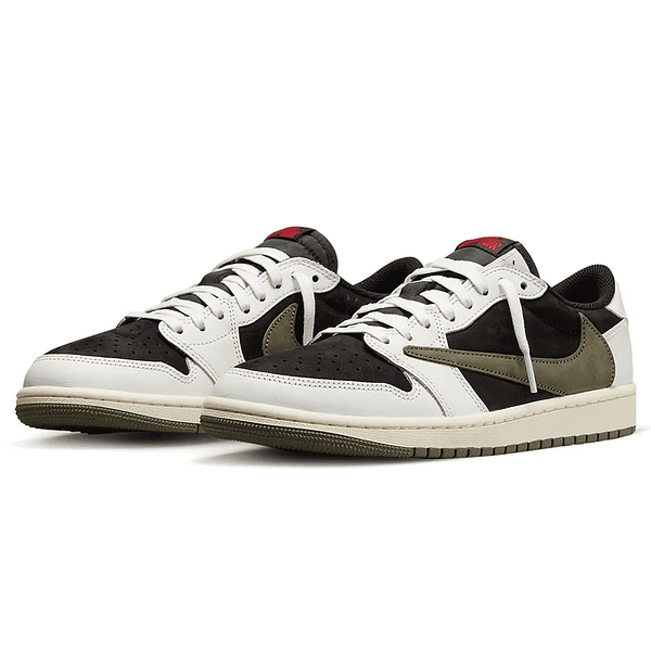 Travis Scott Hoobuy Jordan 1 Low Og “Olive”