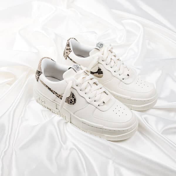 Hoobuy Nike Air Force 1 Low Pixel Snakeskin